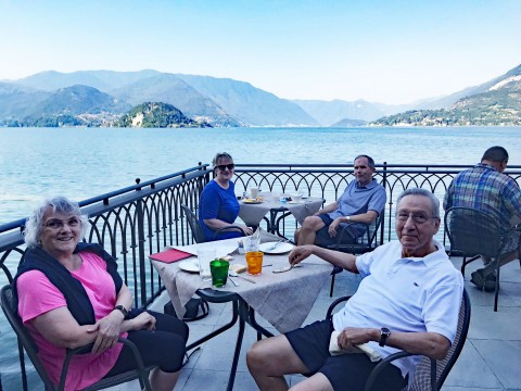 Breakfast on Lake Como