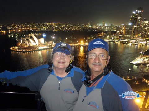 On Top of the Sydney Harbour Bridge