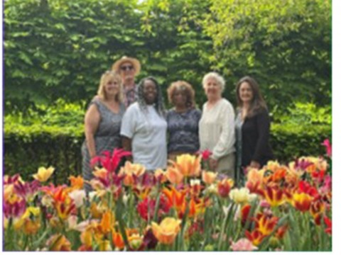 Rotarians at the Keukenhof Gardens