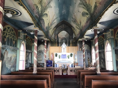 St Benedict’s Hawaiian Painted Church