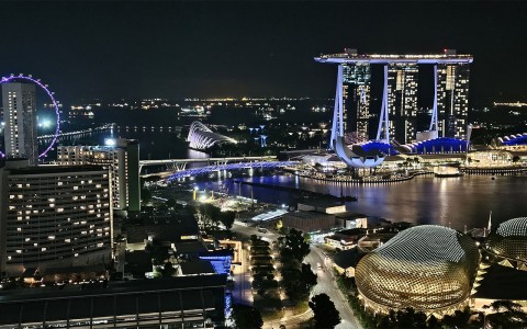 SINGAPORE AT NIGHT