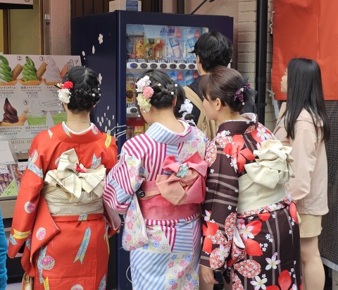 Kimono Ladies in Kyoto