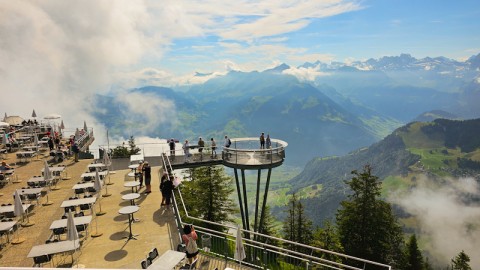 Mount Stanserhorn, Switzerland Lookout